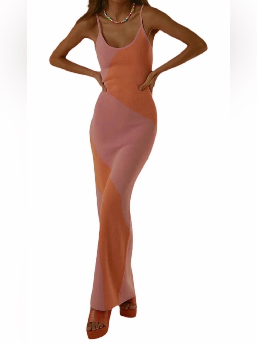 BRAND NEW Bright Colorblock Dress